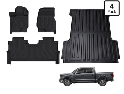 Truck floor bed mats - bed, for